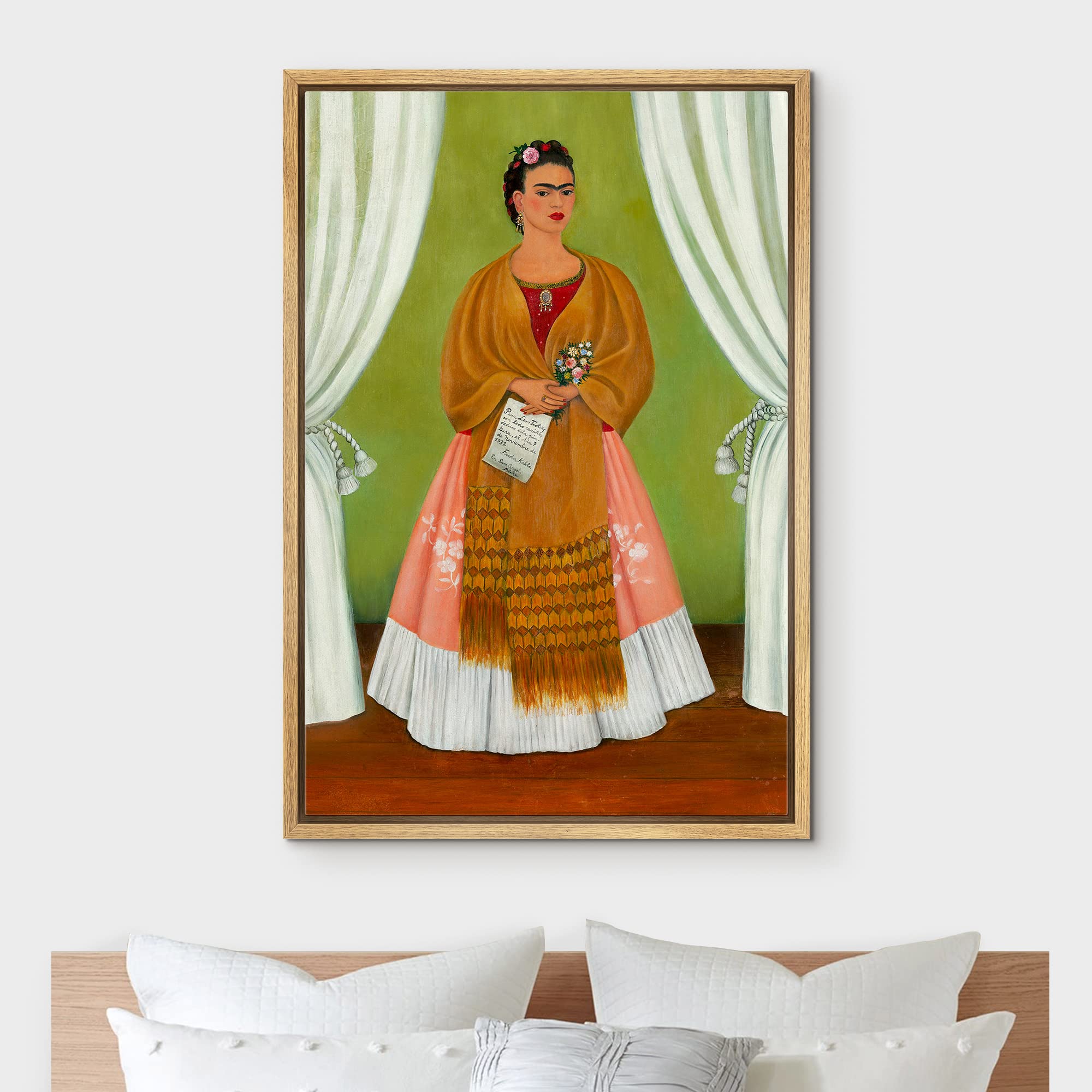 Amazon.com: NWT Framed Canvas Print Wall Art Self-Portrait